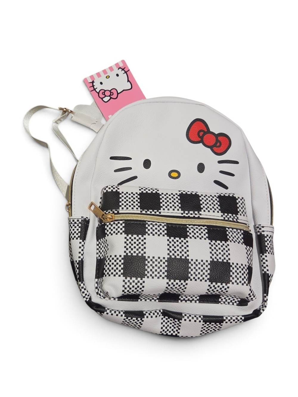 Hello Kitty Checker Backpack - Picture 2 of 4